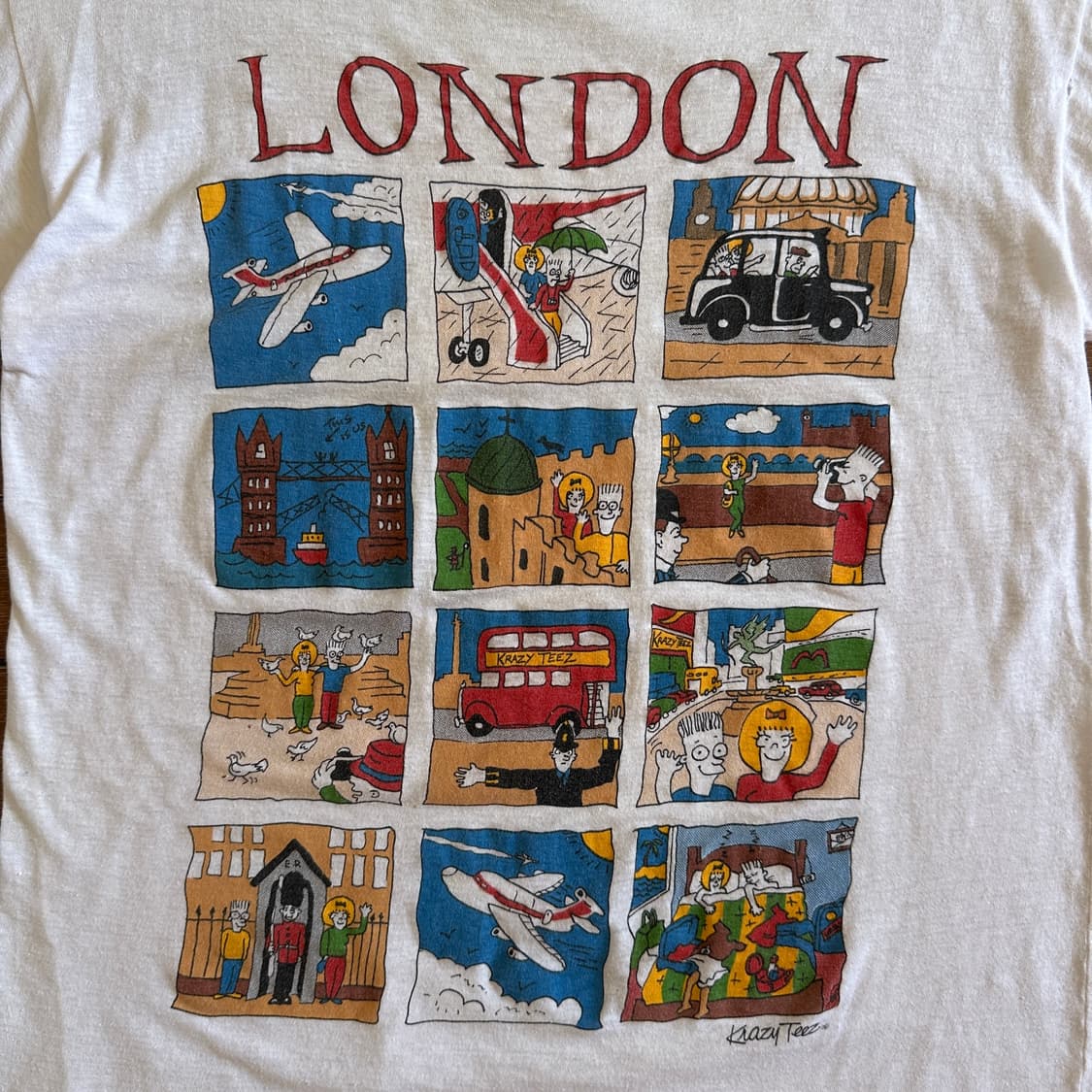 90’s Full Speed ‘London’ cotton 1/2 tee 상품이미지3