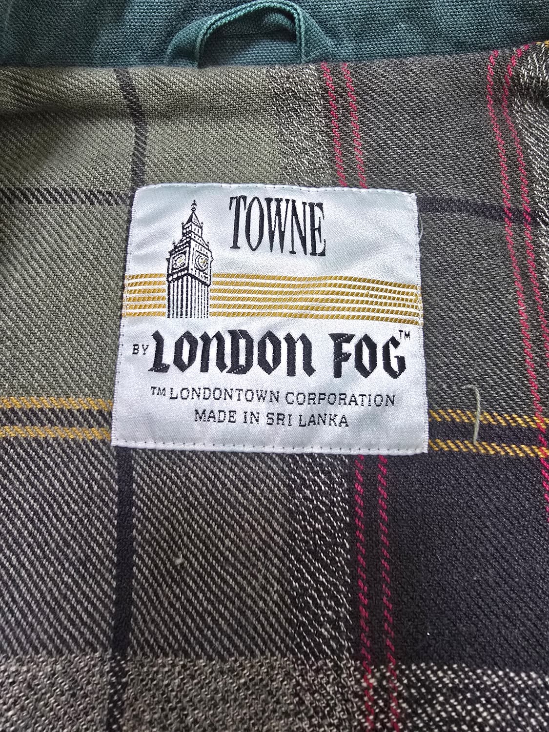 빈티지 Towne by London Fog 워싱 캔버스 필드자켓 M 상품이미지4