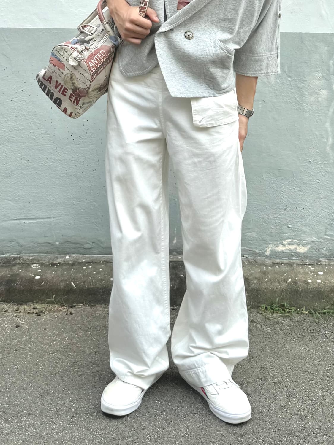 Japanese vtg white pants 상품이미지2