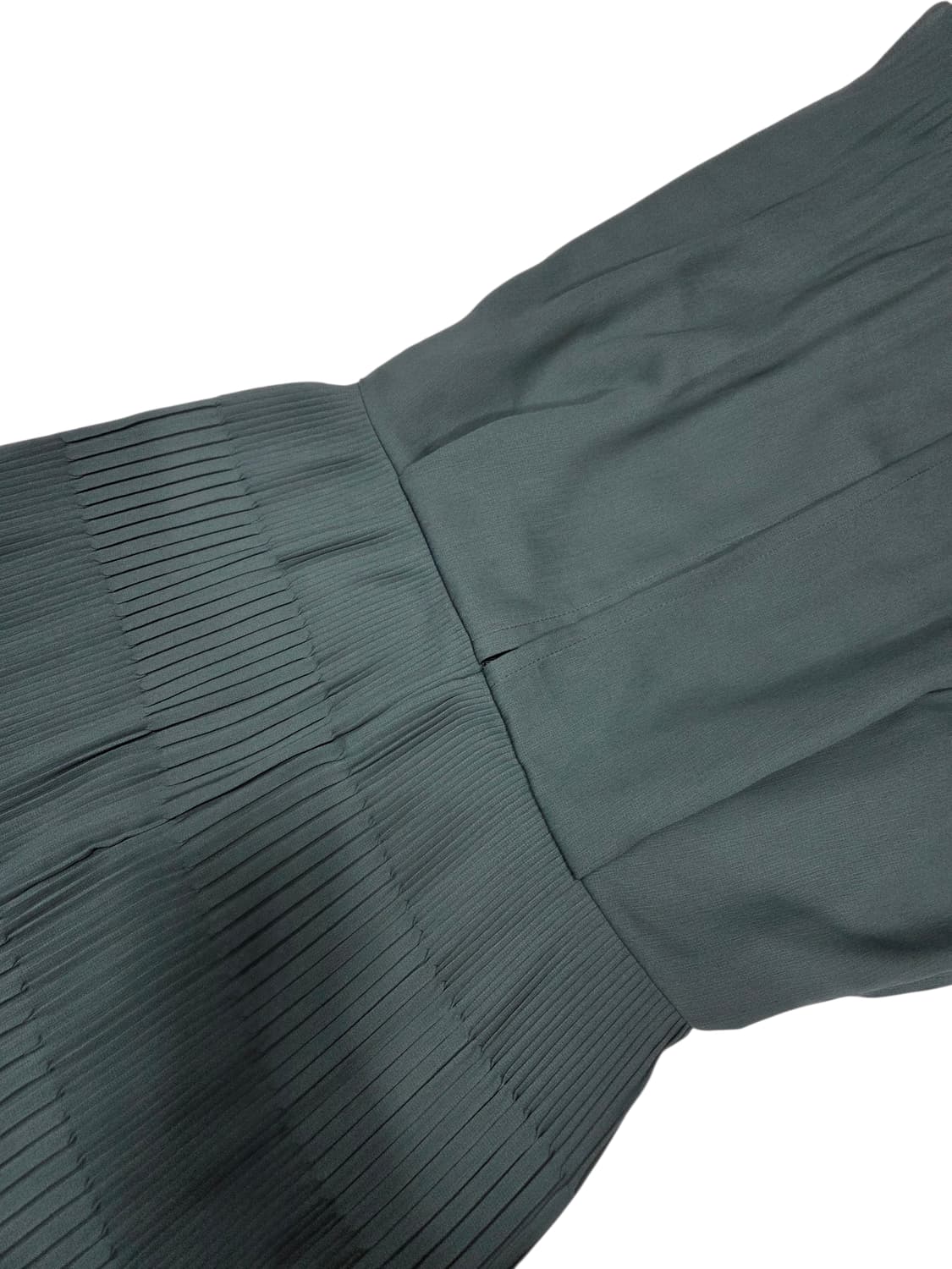 시스템 다크그린 민소매 플리츠 롱 원피스 S 상품이미지3