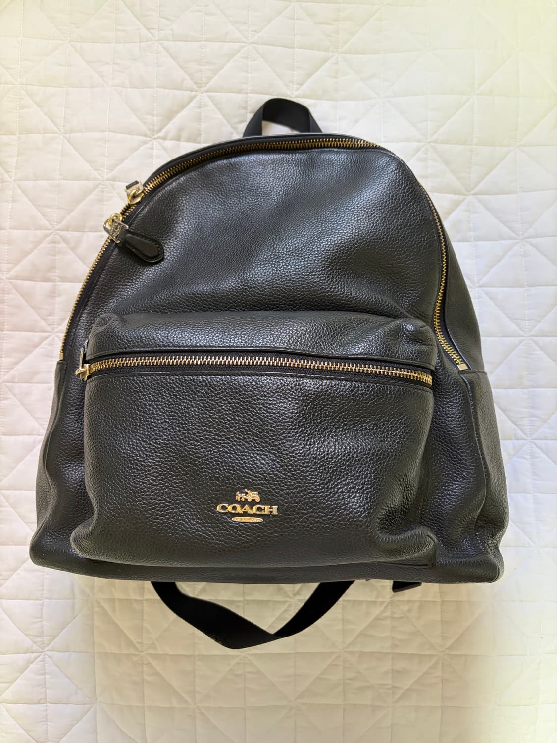 코치 가죽 백팩 상품이미지1