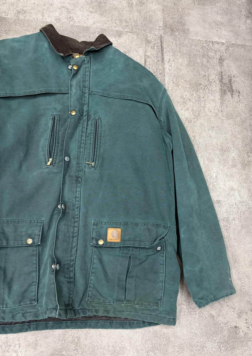 90s 칼하트 헌터그린 초어자켓 htg 상품이미지4