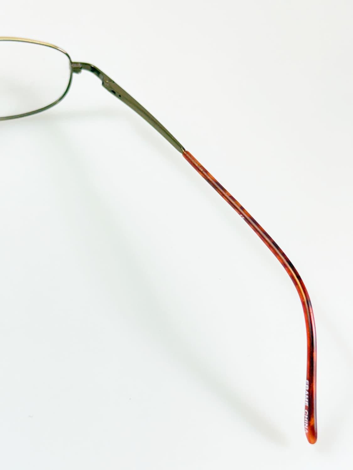 90s 유로피엔 엔틱 메탈 슬림 스퀘어 빈티지 안경 상품이미지6