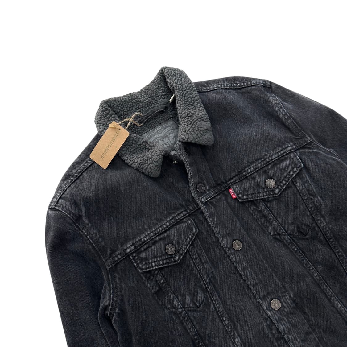 [103] 리바이스 블랙 셰르파 데님 자켓 상품이미지2