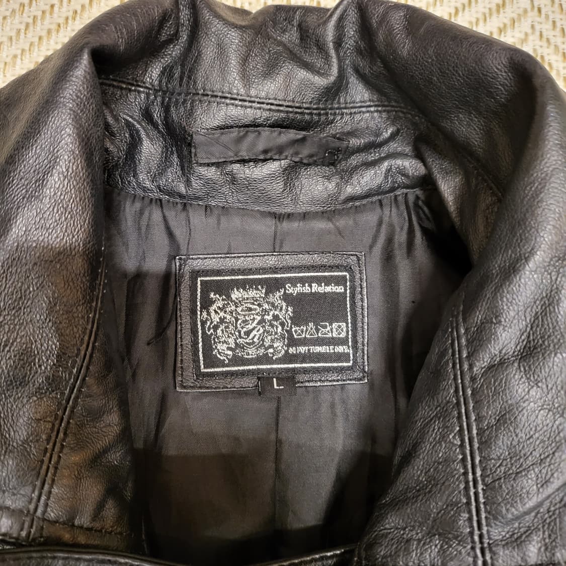 Pig-nappa 레더 자켓 (L) 상품이미지8