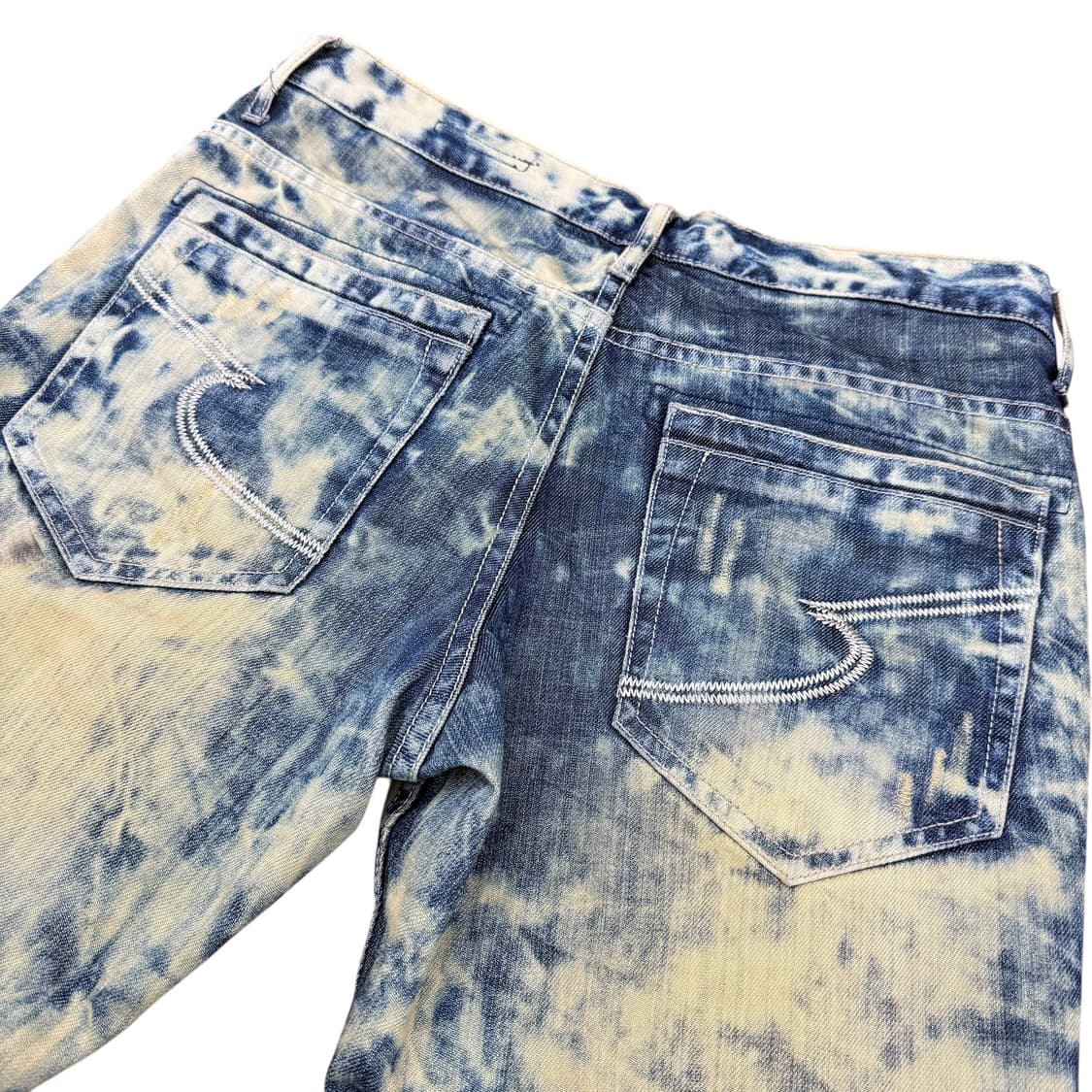 Semantic Design 타이다이 워싱 테이퍼드핏 데님 롱팬츠 상품이미지7