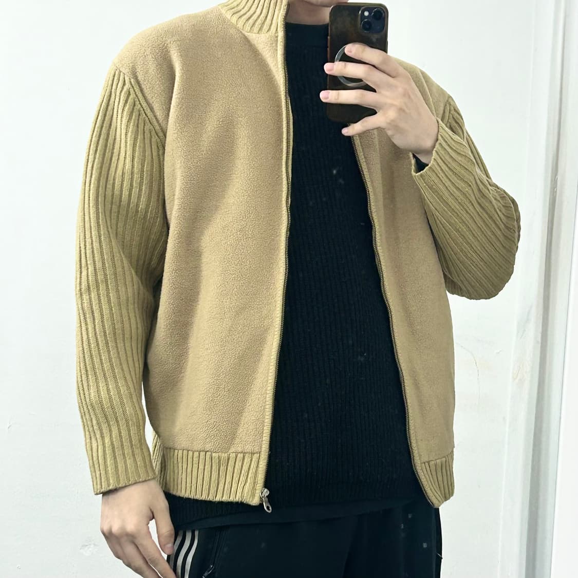 아르마니 익스체인지 니트 집업 자켓 상품이미지2