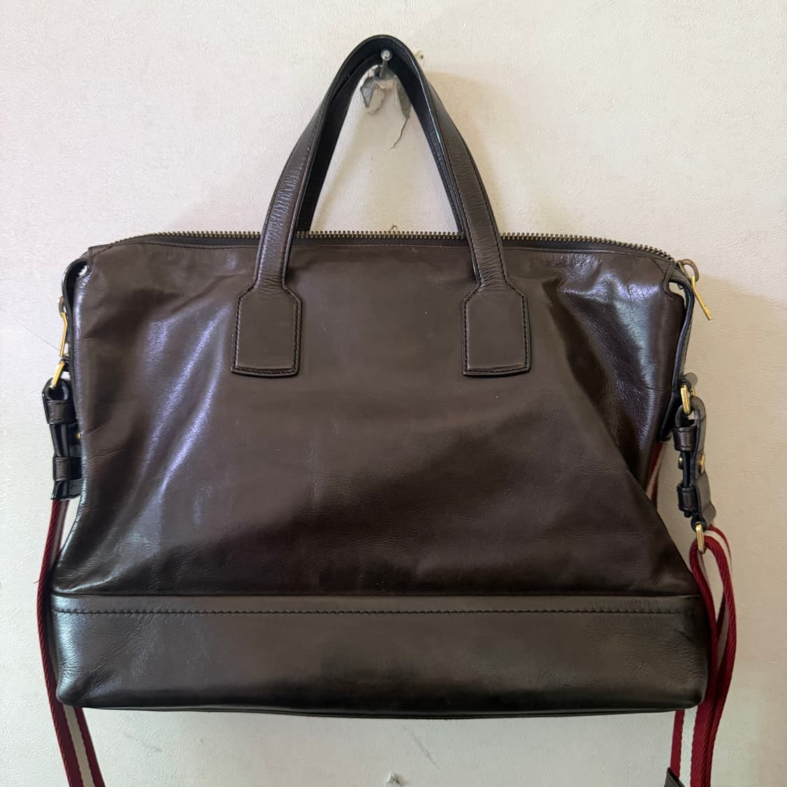 발리 다크브라운 브리프케이스 토트&크로스백 상품이미지4