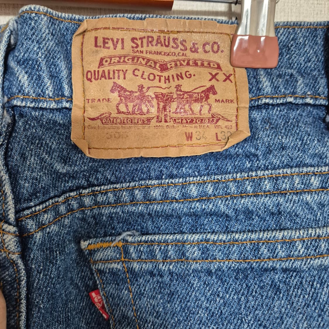 90's Made In USA 505 리바이스 데님팬츠 Levis 상품이미지3