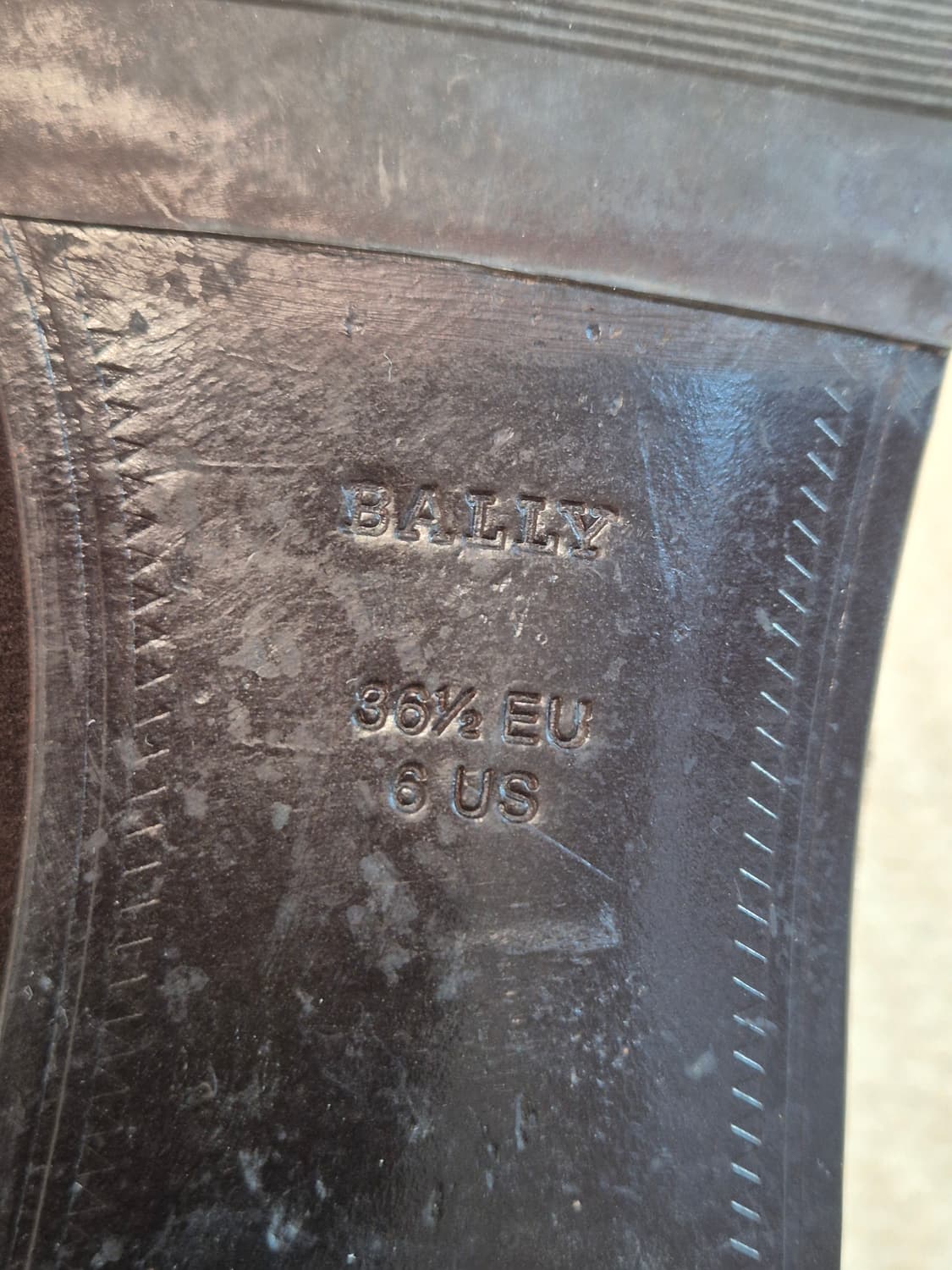  실착용2회 245(38) 정품 발리 여성구두  상품이미지7