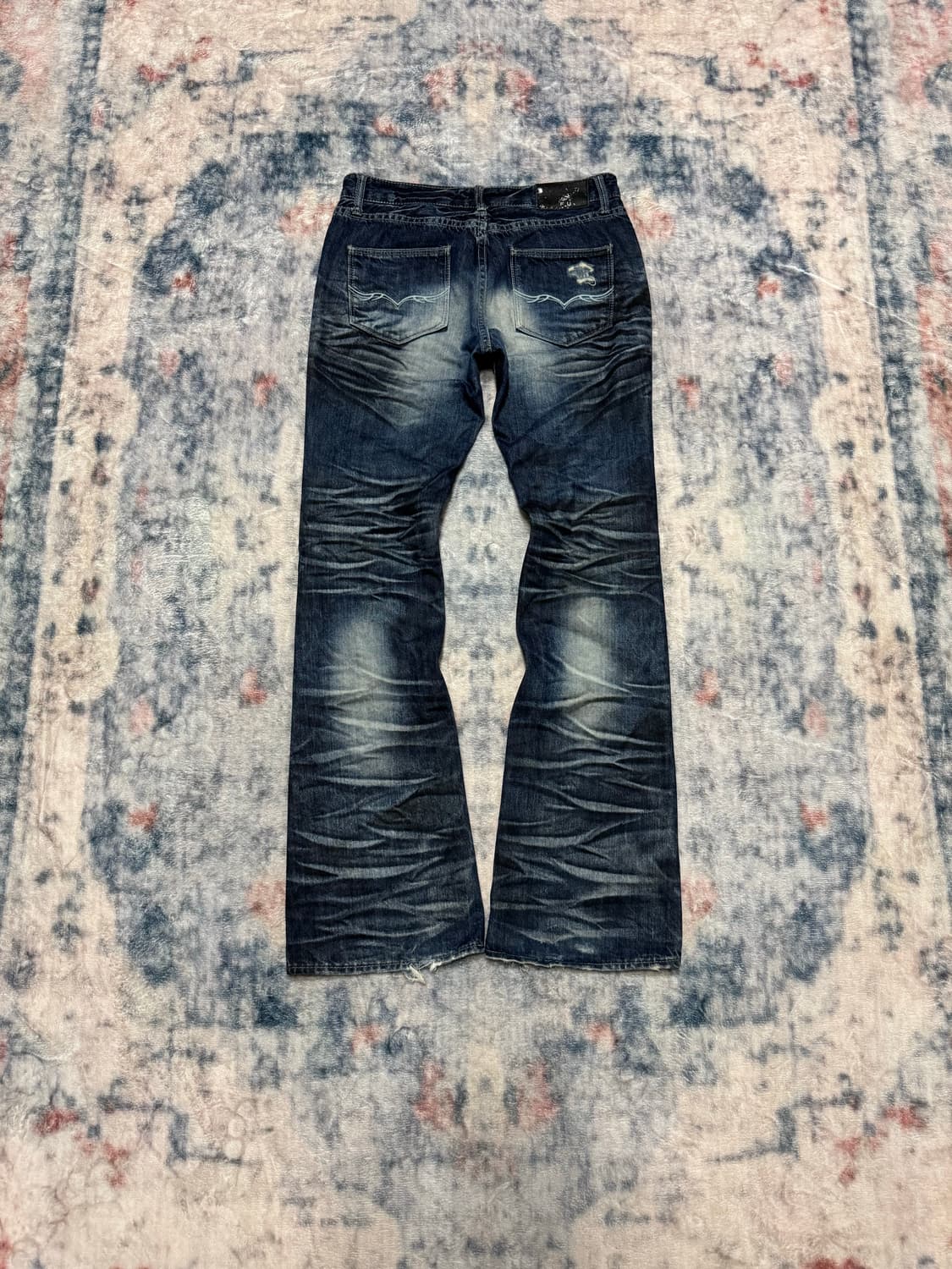 Fuga 00s archive whisker boot cut denim 상품이미지7