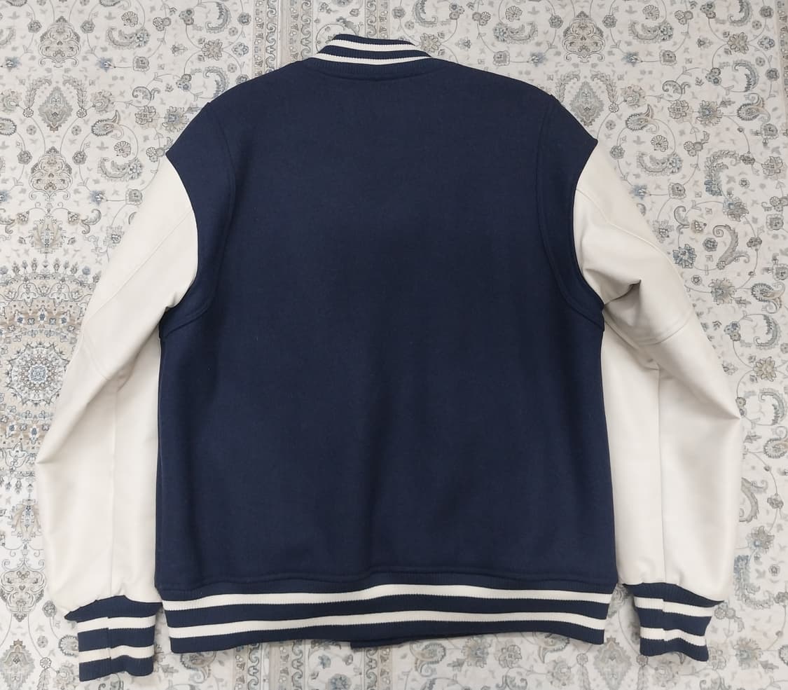 프리즘웍스 네이비 울 스타디움 자켓 L 상품이미지3