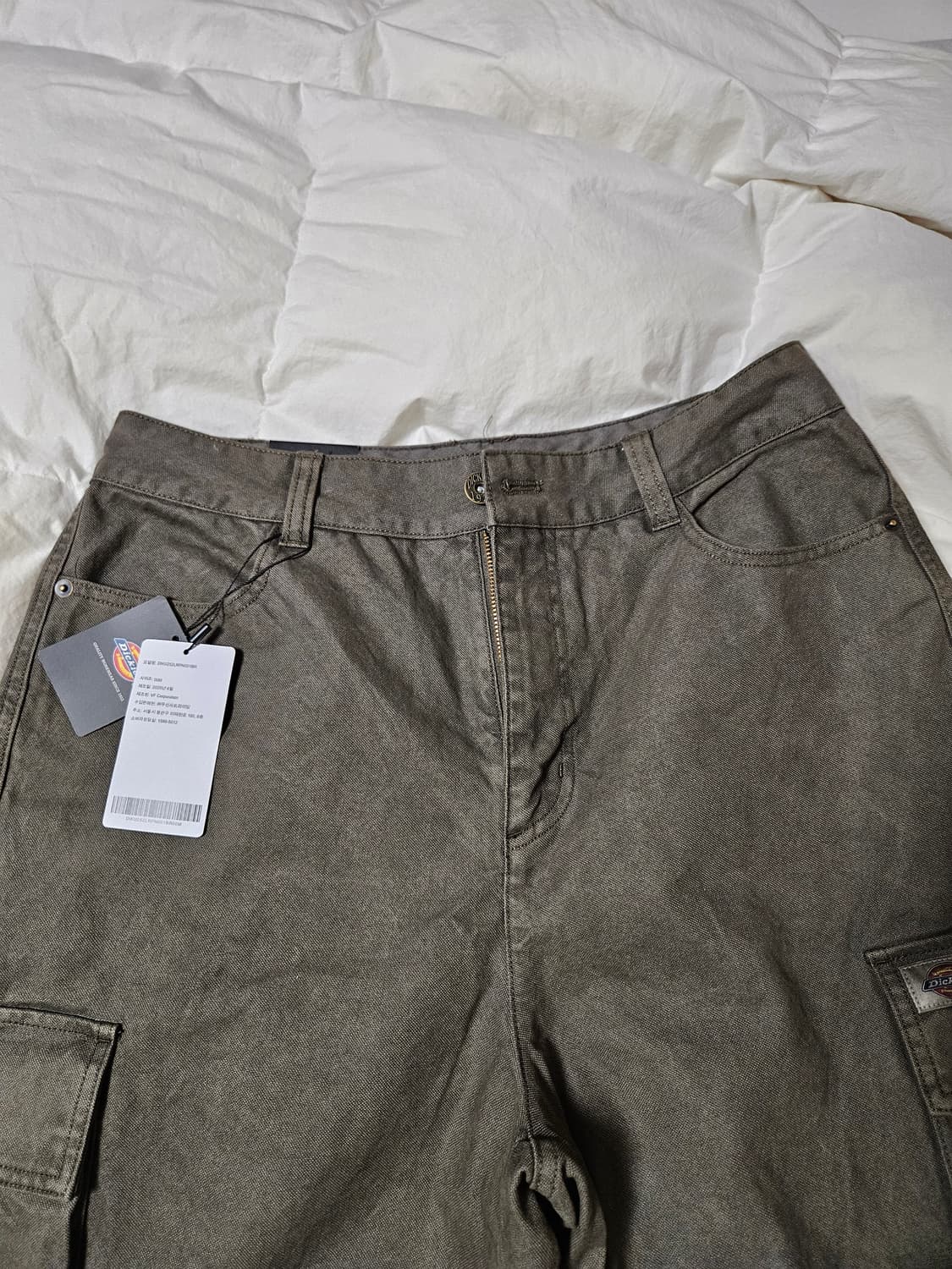 디키즈 워시드 덕 캔버스 카고 팬츠 상품이미지3