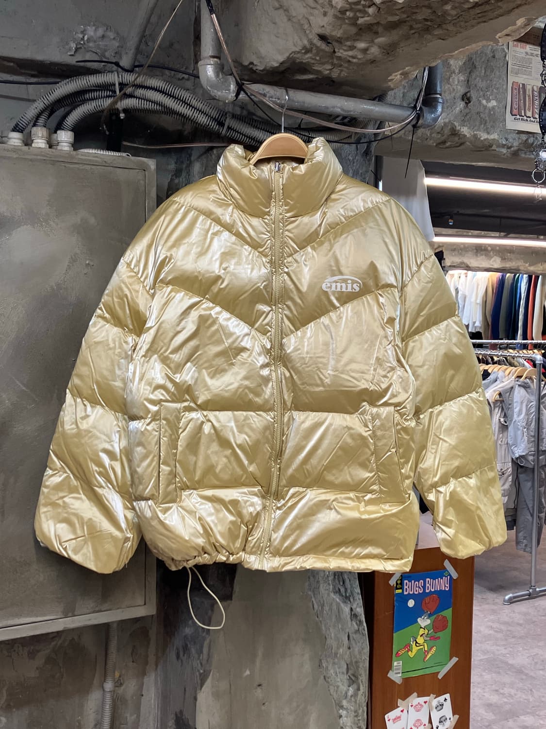이미스 리버시블 패딩 골드 옐로우 M   #csz2023 상품이미지1