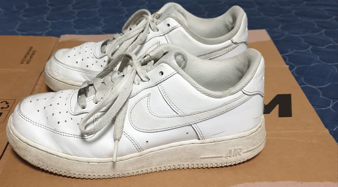 나이키 에어포스 로우 화이트 (260). 상품이미지3