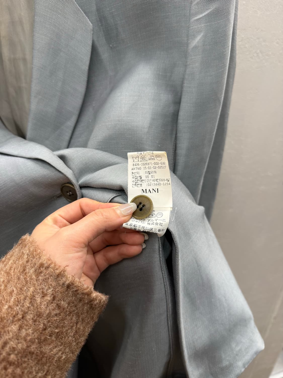 MANI 마니 블래이저 자켓 46 상품이미지5