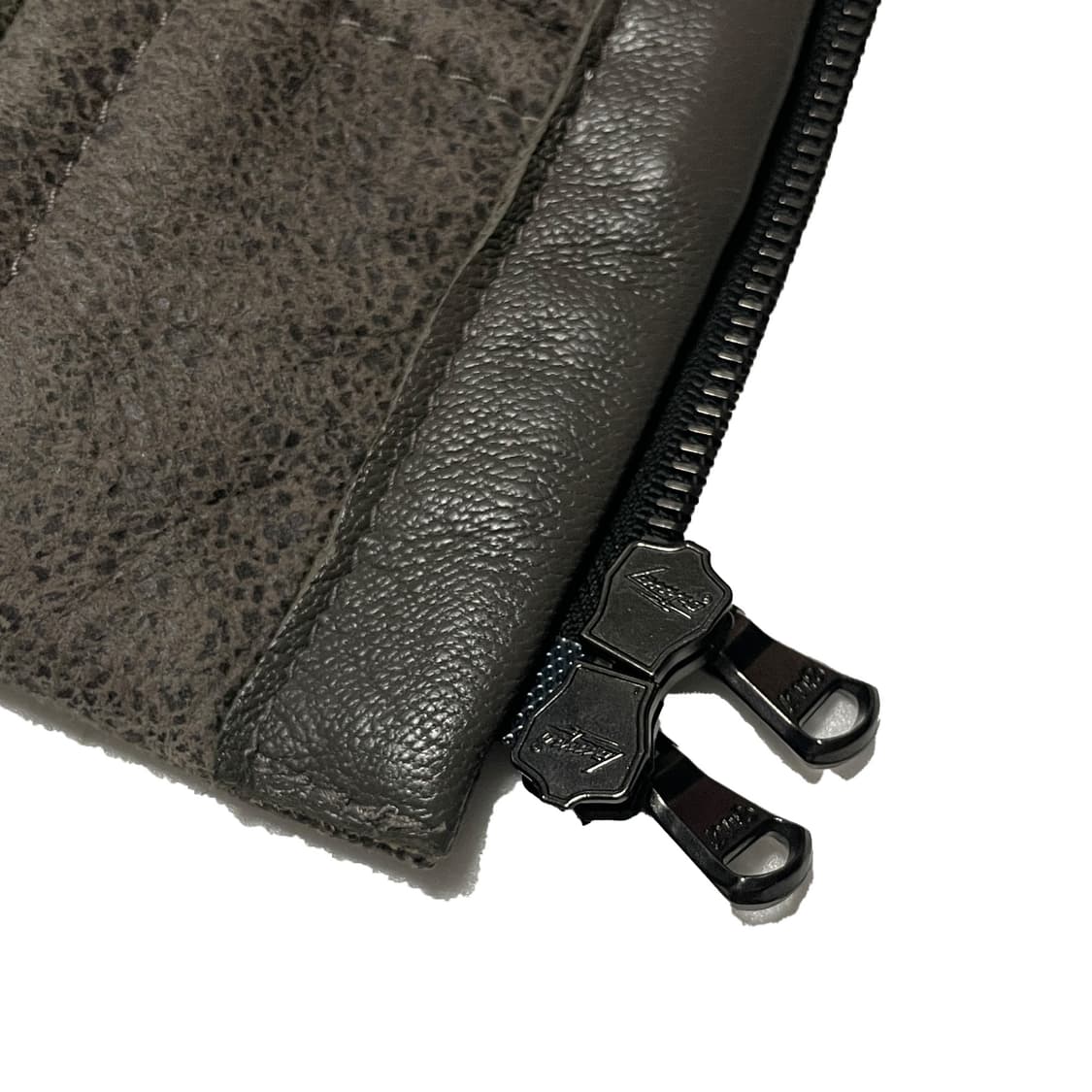 알레그리 무톤 레더 후드 집업 무스탕 상품이미지8