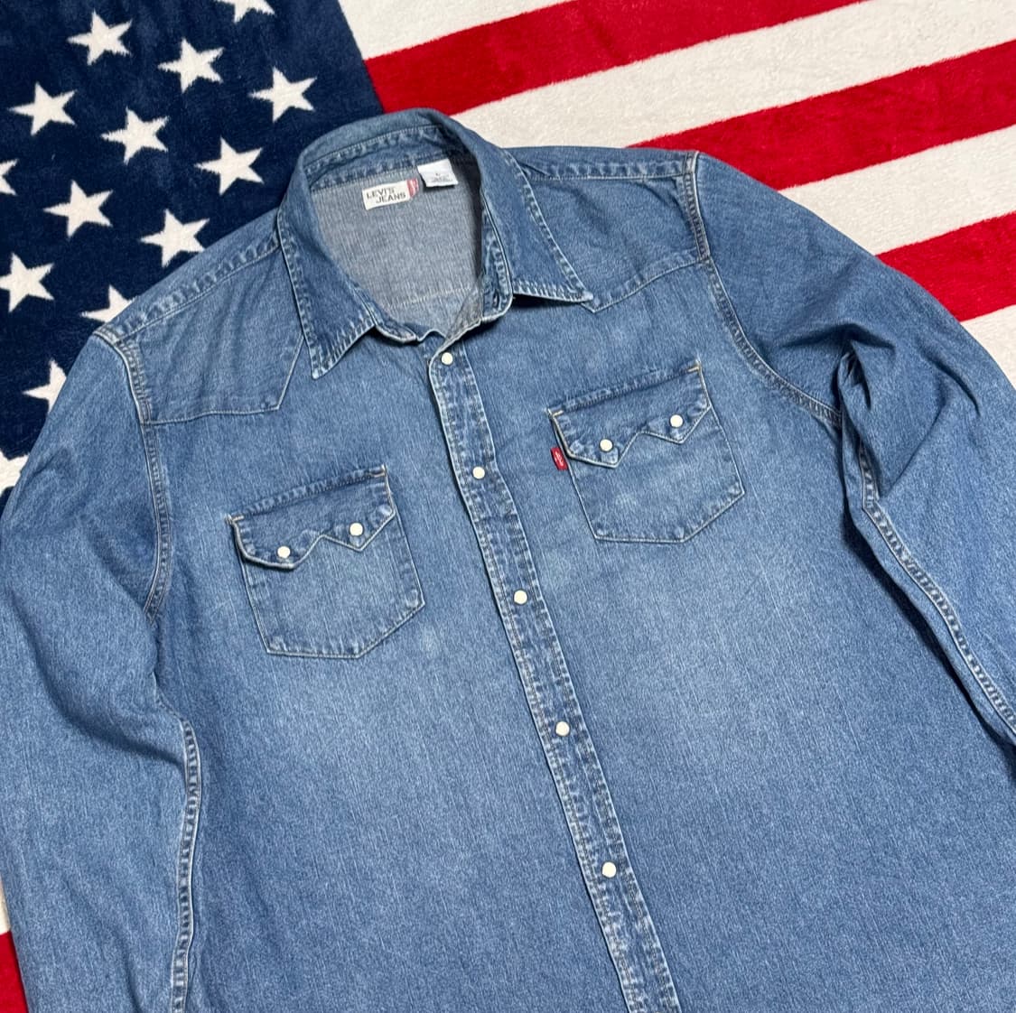 리바이스 웨스턴셔츠 Levi’s Western Shirt [XL] 빈티지 상품이미지4