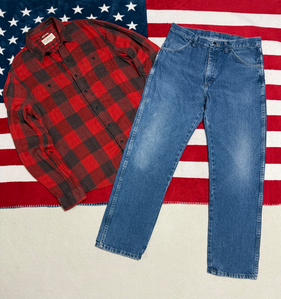 폴로 데님앤서플라이 버팔로체크셔츠 플란넬셔츠 polo vintage 상품이미지10