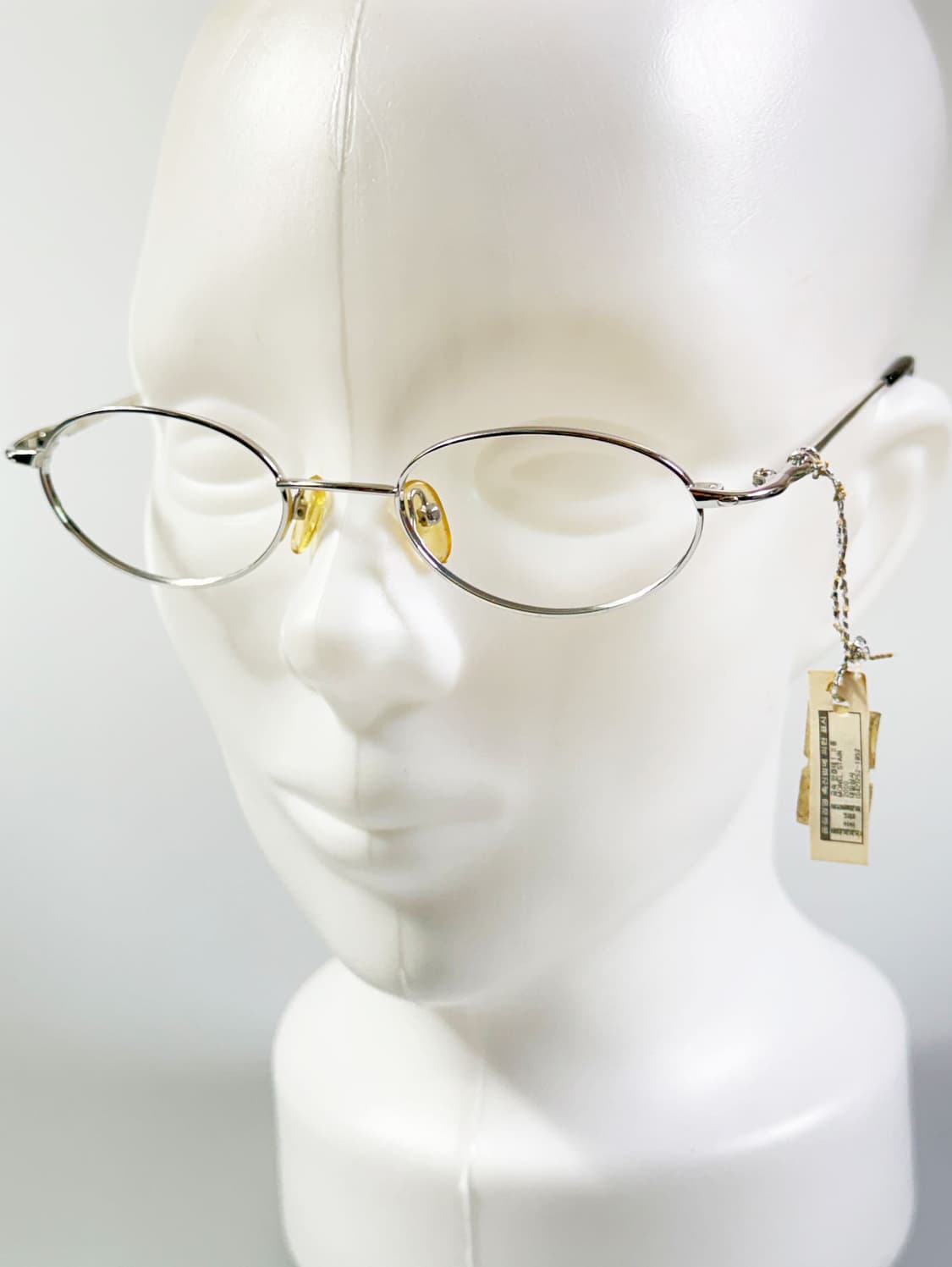90s GEO 실버 메탈 슬림 오벌 프레임 빈티지 안경 상품이미지8