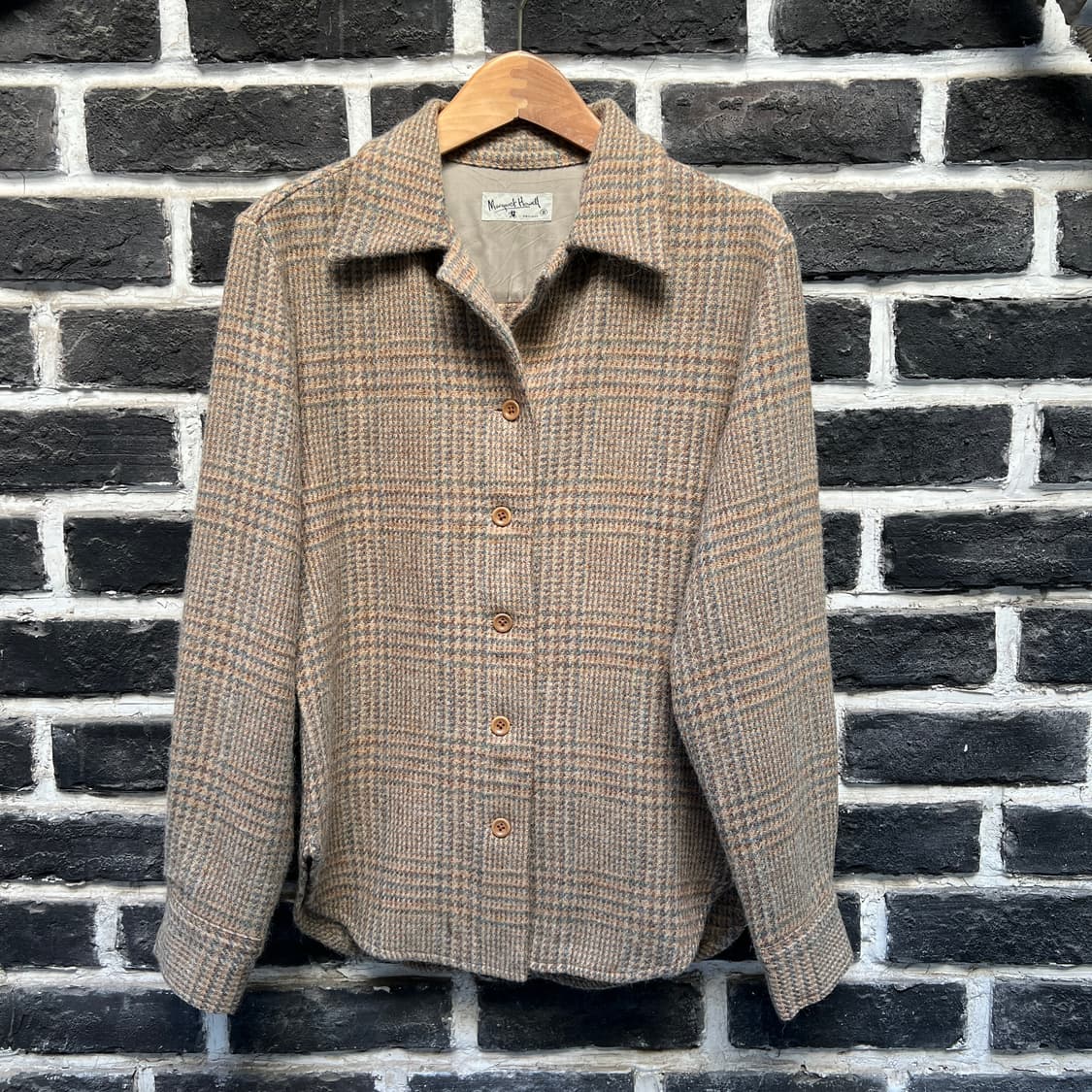 마가렛호웰 울 트위드 체크셔츠 상품이미지5