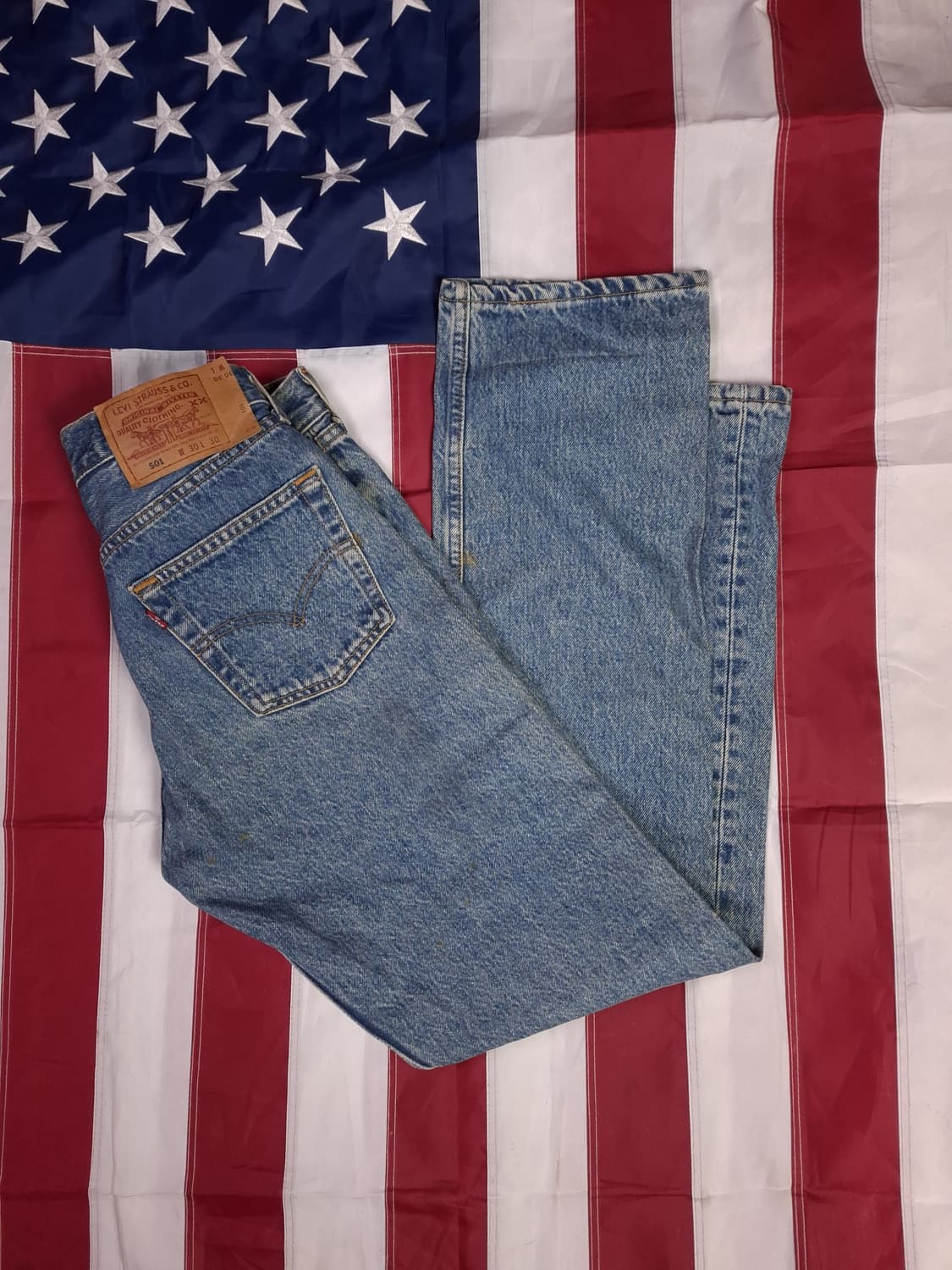 오리지날 00's 미국제조 리바이스 501 데님진 상품이미지1