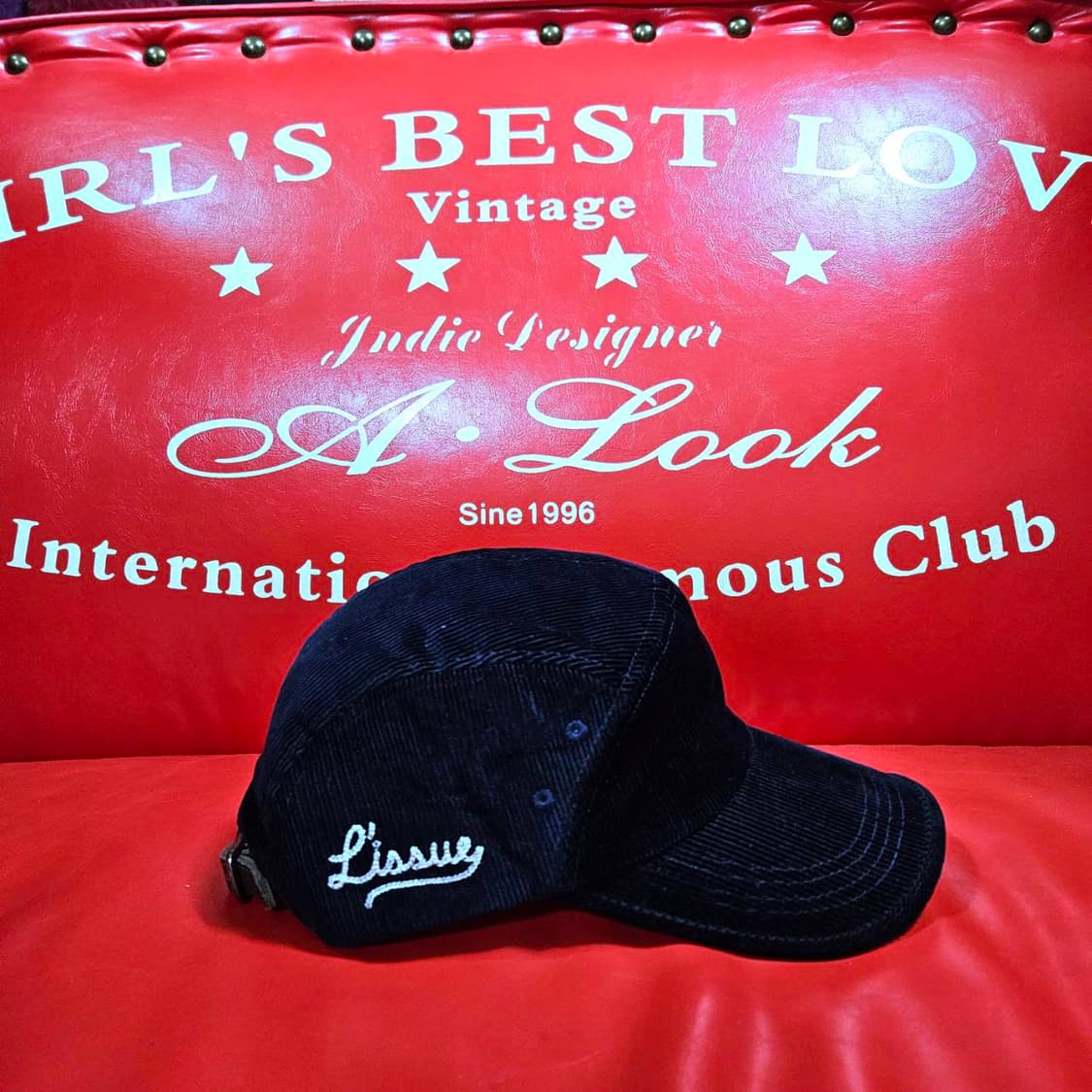 리슈(L'ISSUE) 22ss 네이비 코듀로이 볼캡 상품이미지6