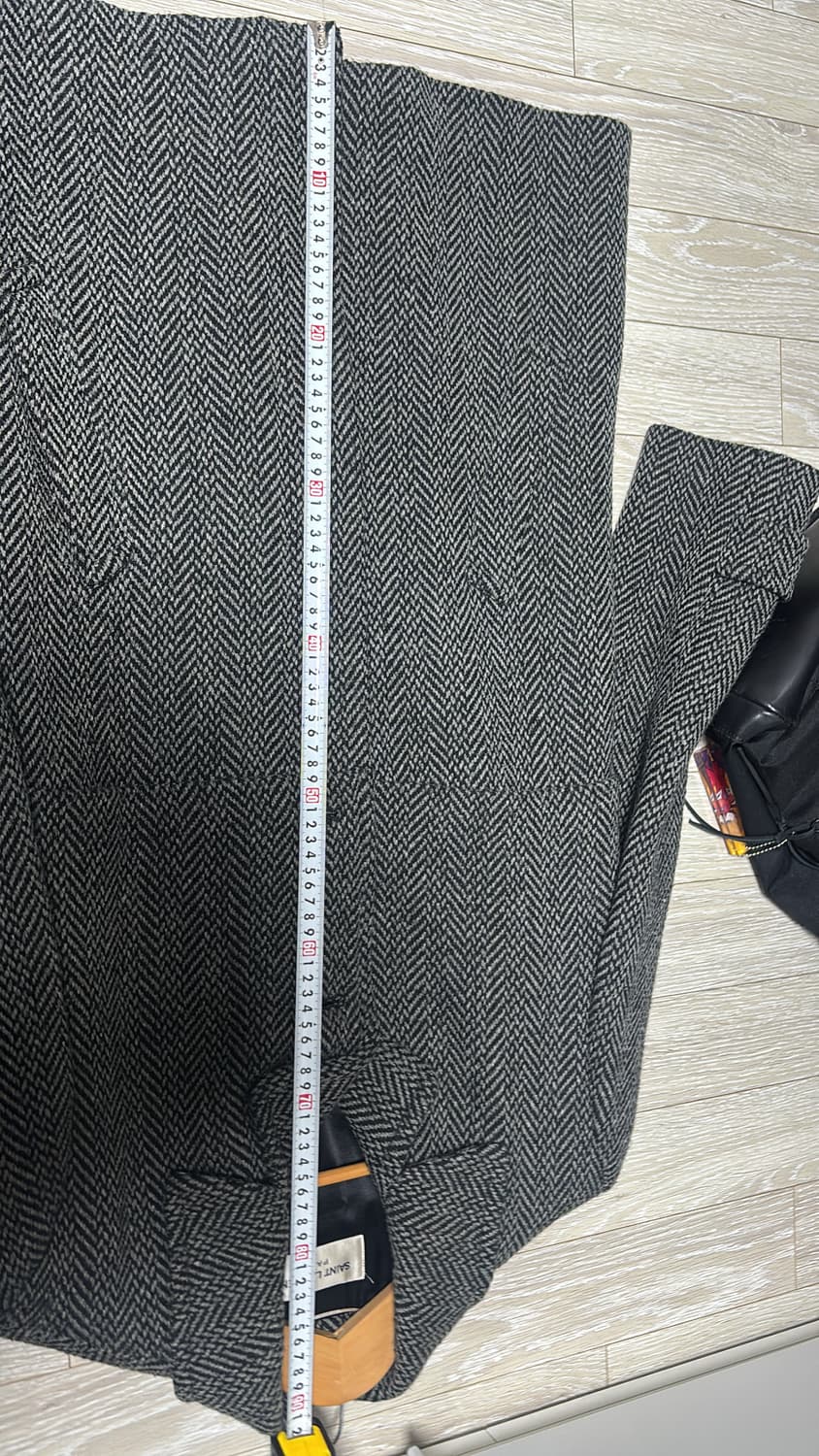 생로랑 2017fw 트위드 울 코트 상품이미지7