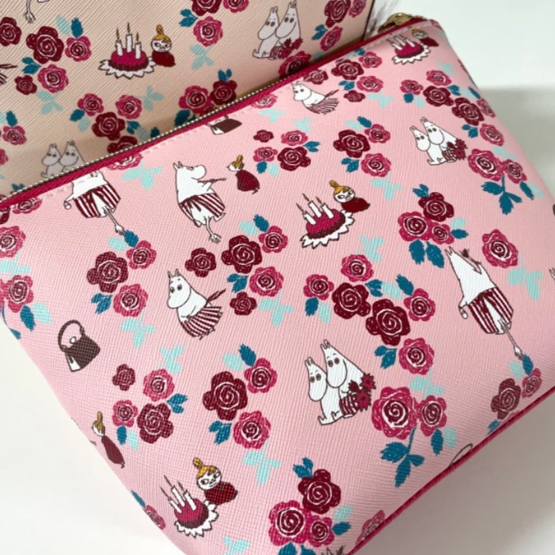 무민 리틀미 화장품 파우치 핑크 상품이미지2