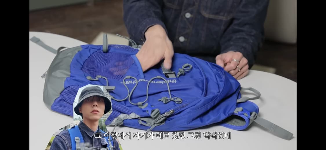 디스이즈네버댓 SP-LOGO 필드 백팩 블루 상품이미지1