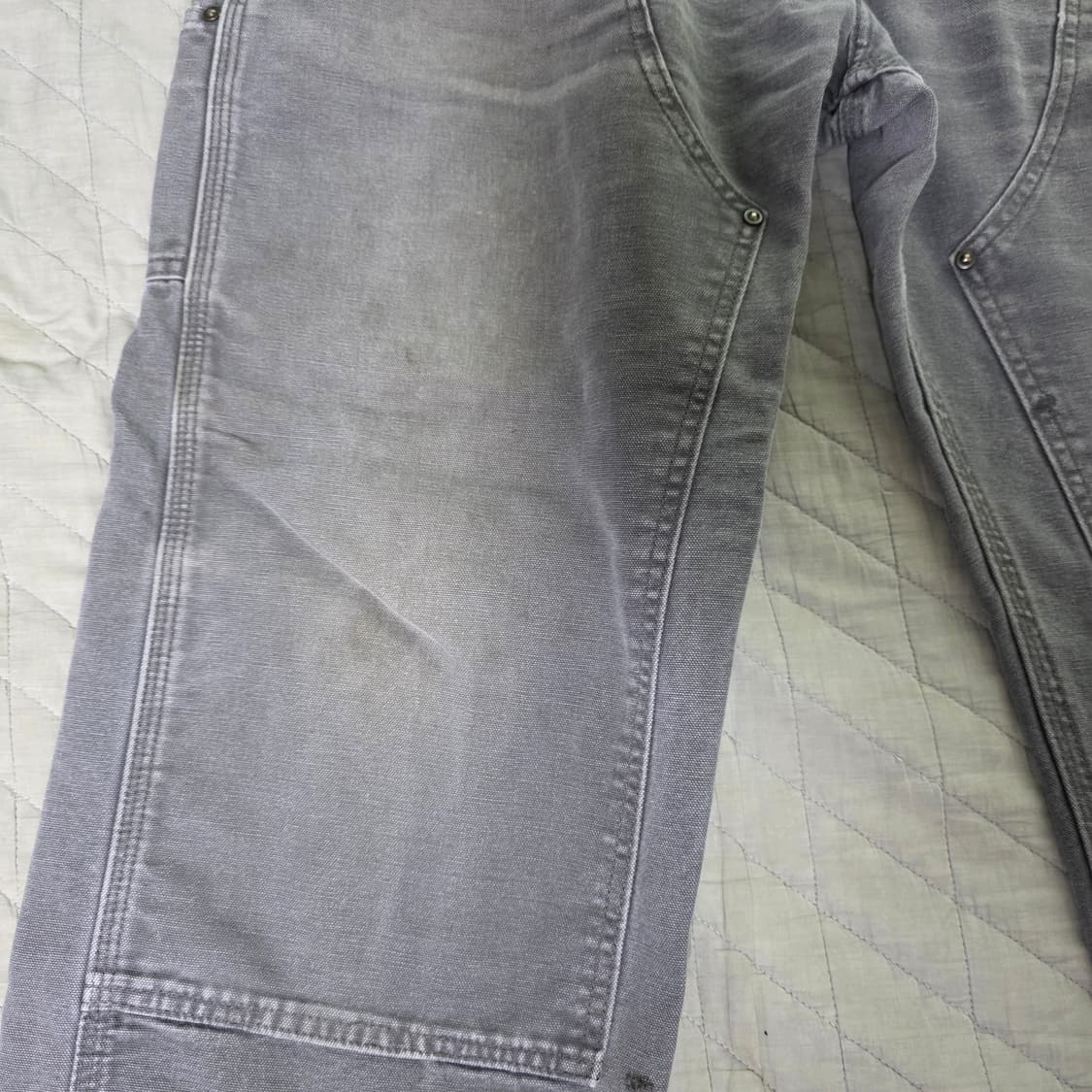 [38X30] 빈티지 칼하트 더블니 B136 GVL 트래쉬드 팬츠 G-3 상품이미지3