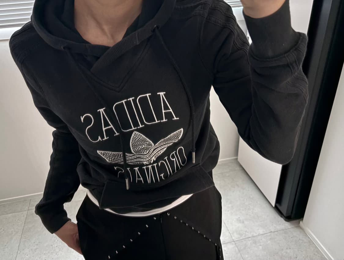 희귀)블랙 오리지널 아디다스 후드티 상품이미지1