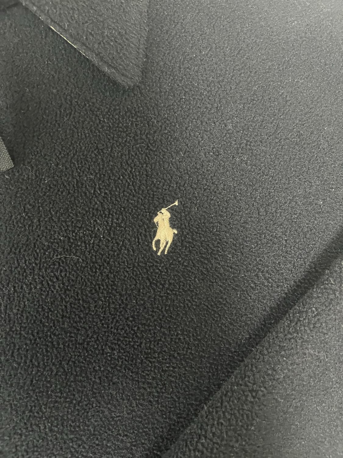 [M] 빈티지 랄프로렌 폴로 플리스 폴라텍 자켓 블랙 팝니다. 상품이미지2