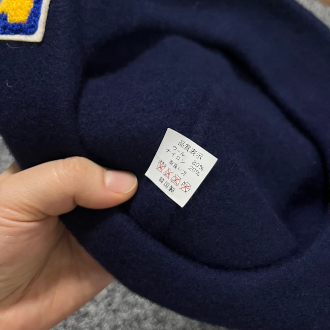 빈티지 베레모 진한네이비  상품이미지2