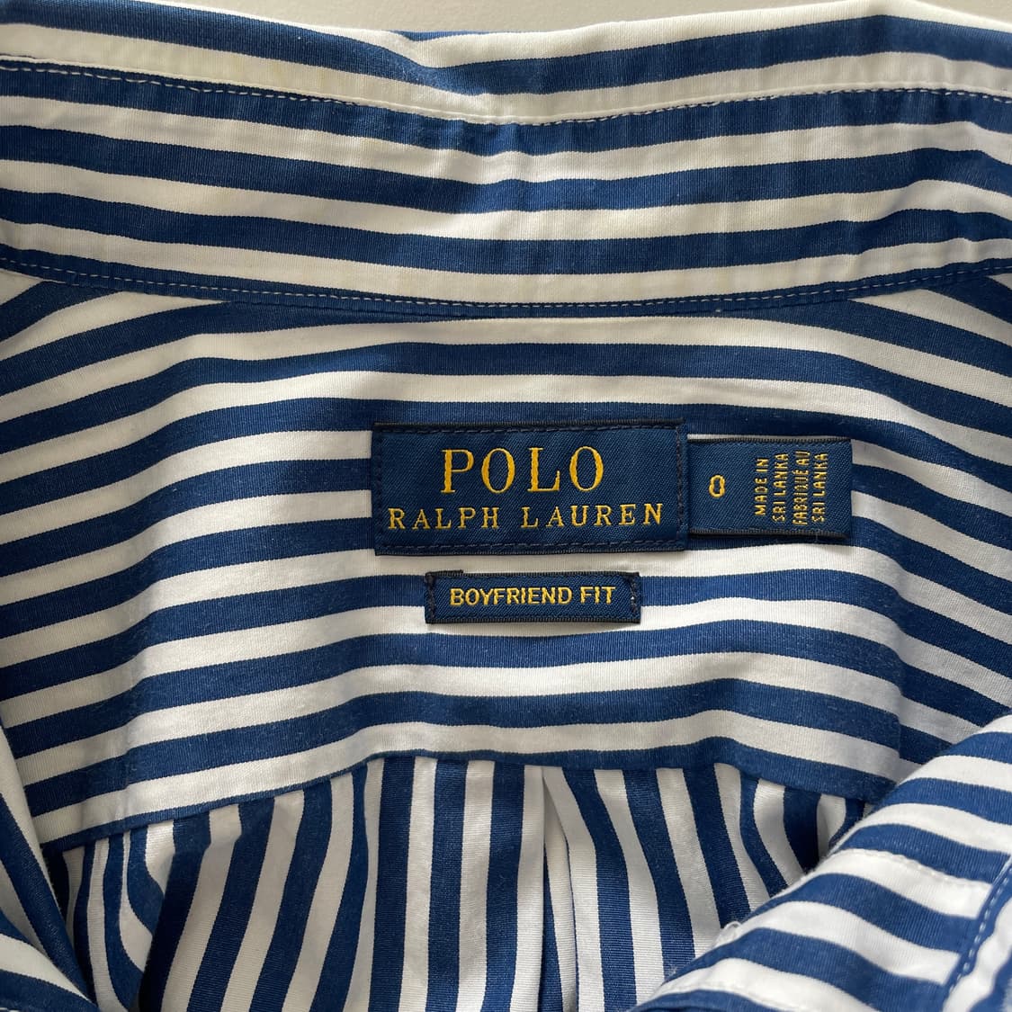 폴로 랄프로렌 패치워크 스트라이프 셔츠 상품이미지8