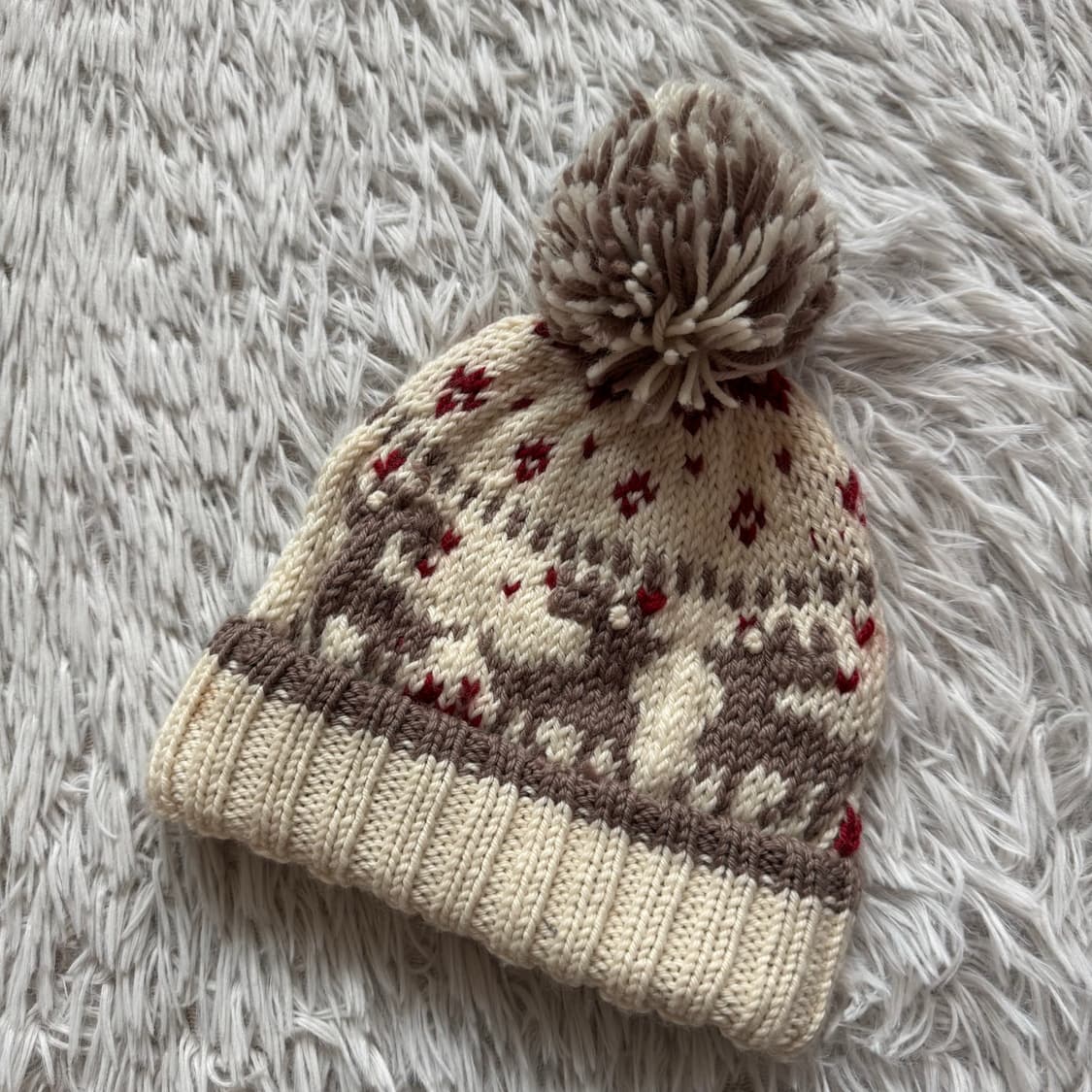 KOUA 일본빈티지 겨울 크리스마스 모자 비니 y2k 노드 free 상품이미지3