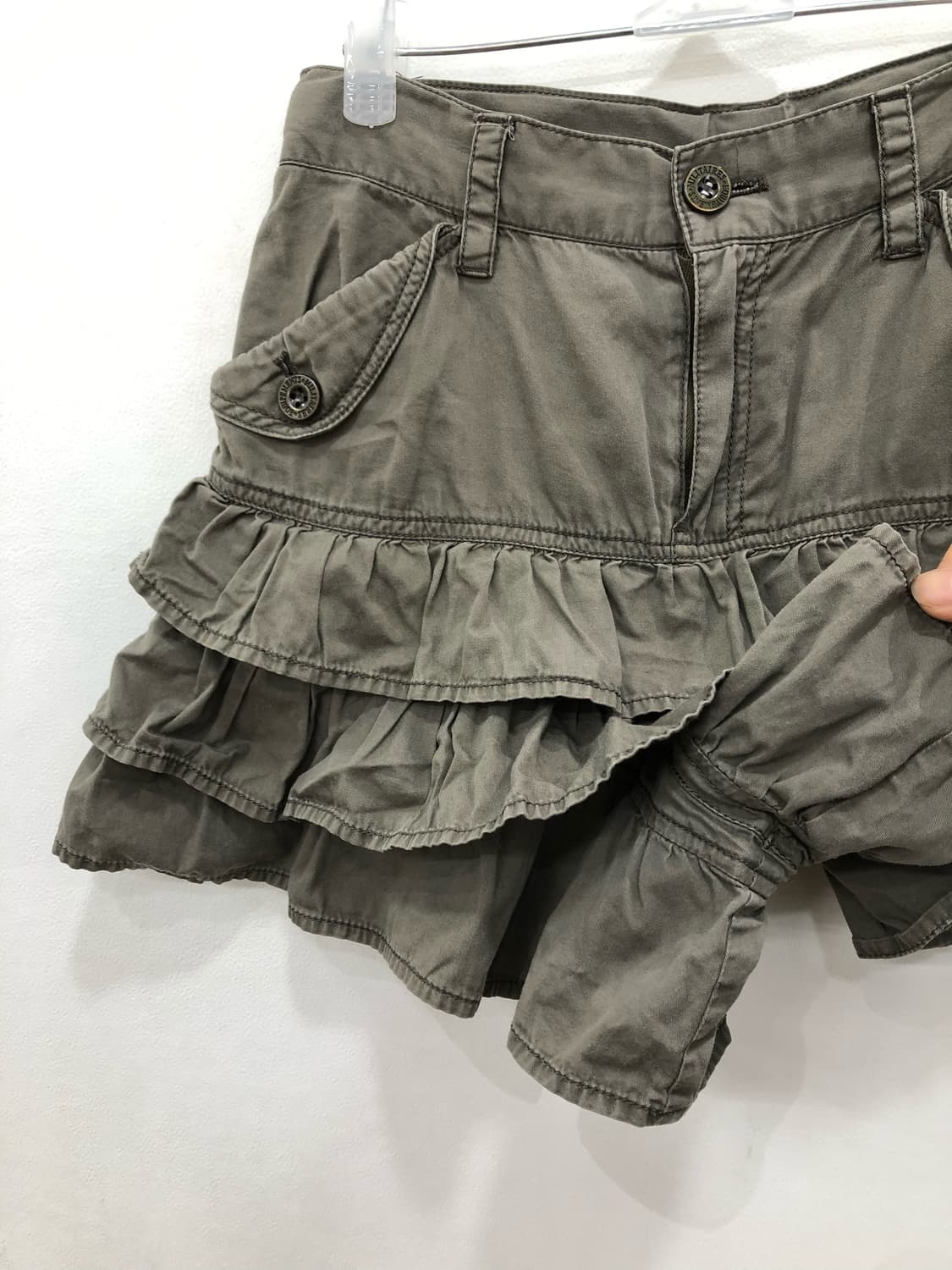 khaki cancan shorts 상품이미지3