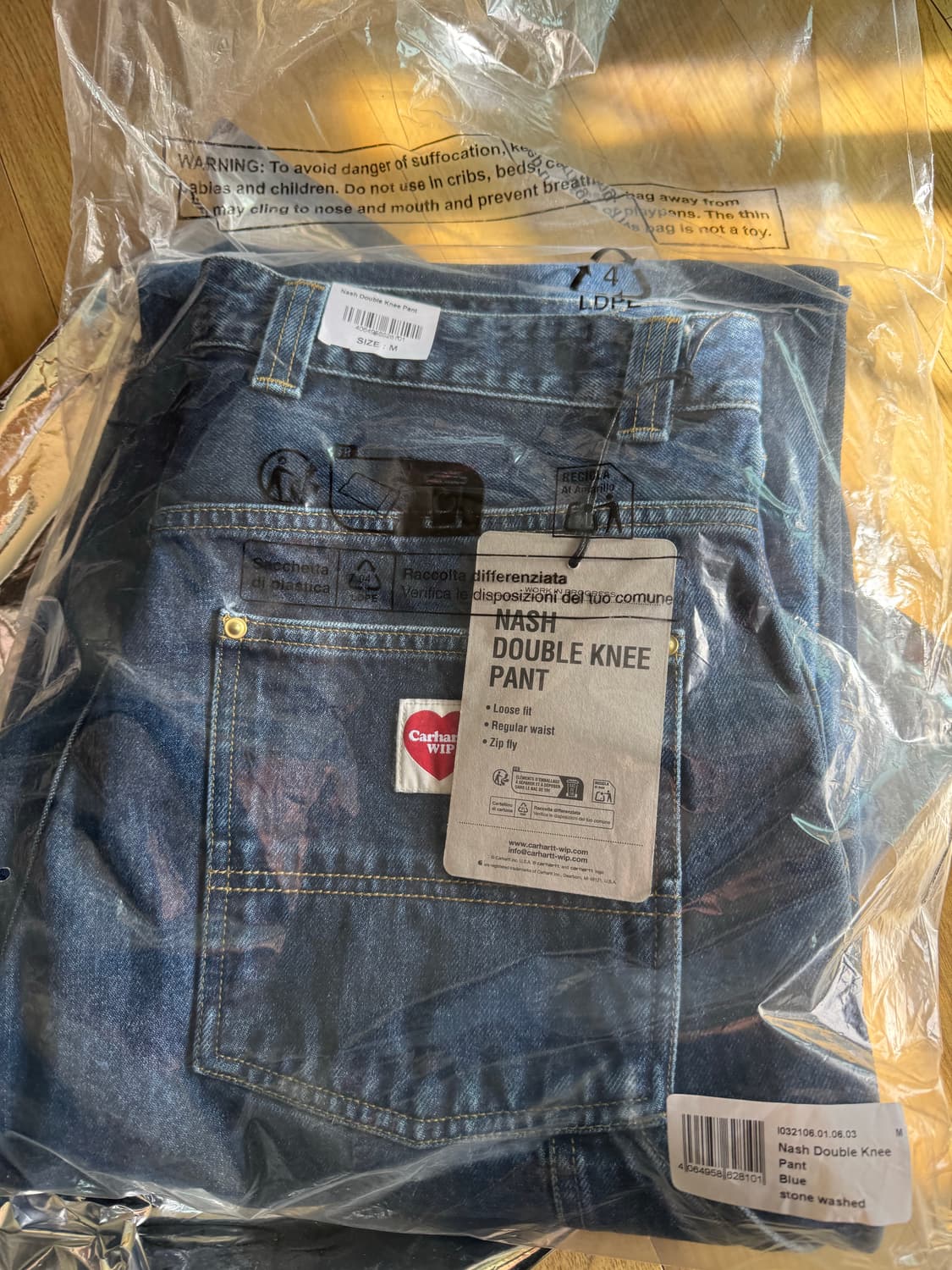 칼하트wip 내쉬 더블니 팬츠 M 상품이미지2