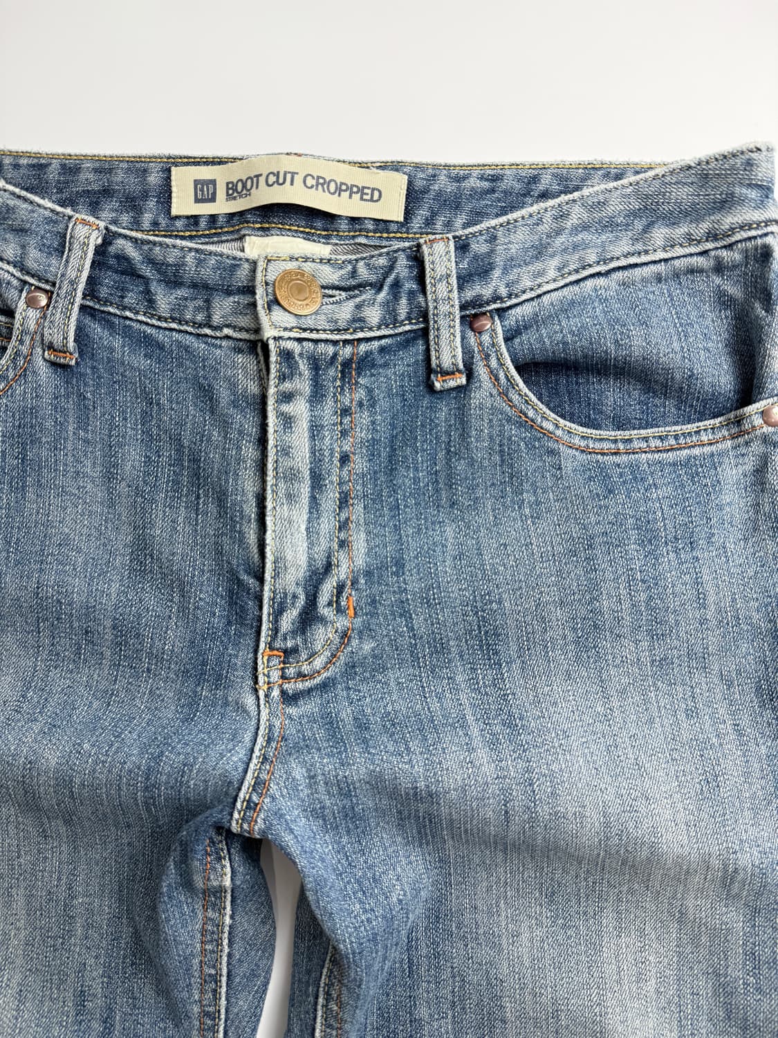 빈티지 GAP 데님 부츠컷 카프리 팬츠 상품이미지2