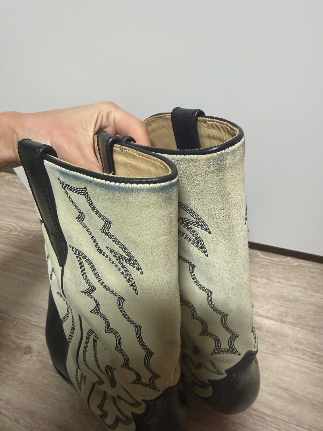 이자벨마랑 두에르토 카우보이 패턴 부츠 상품이미지4