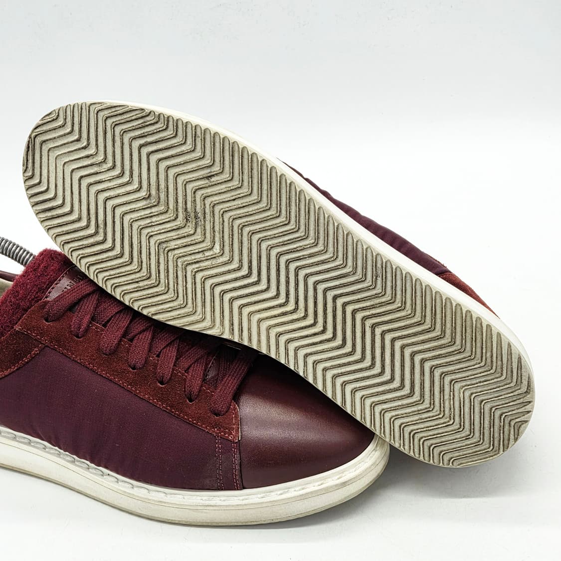브루넬로 쿠치넬리 로우탑 스니커즈 버건디 (42 1/2) 상품이미지3