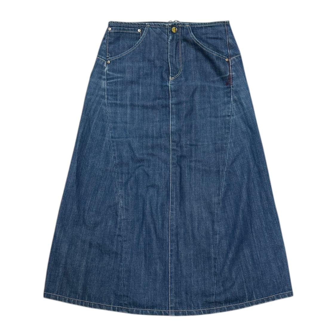리바이스 빈티지 엔지니어드 청 데님 롱스커트 치마 상품이미지1