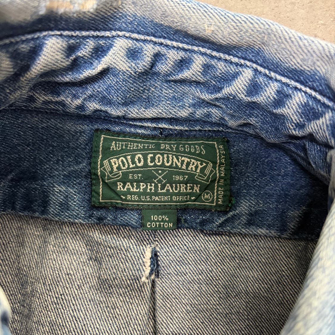 폴로 청 데님 셔츠[2230] 상품이미지6