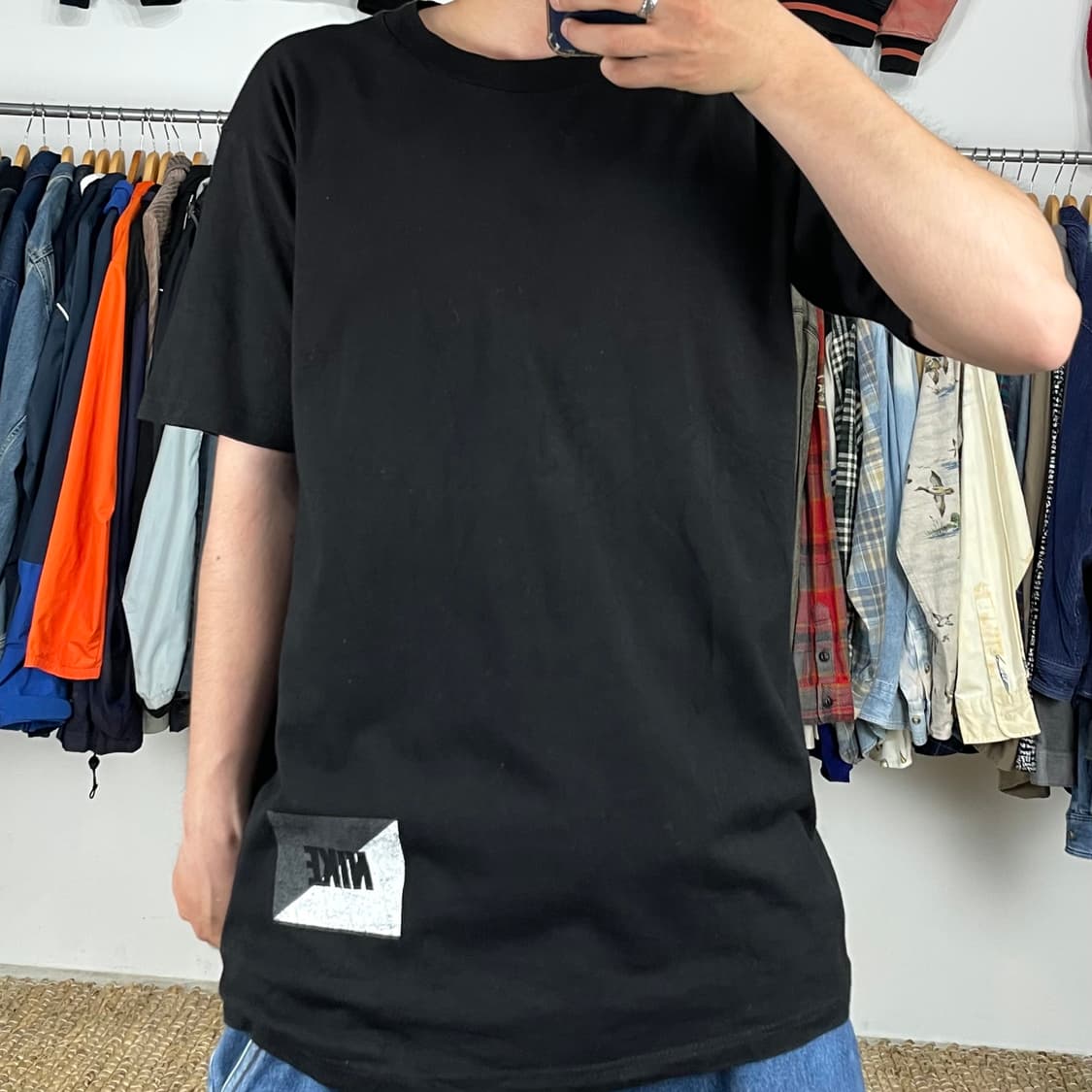 1990s USA NIKE 나이키 홀가먼트 티셔츠 상품이미지3