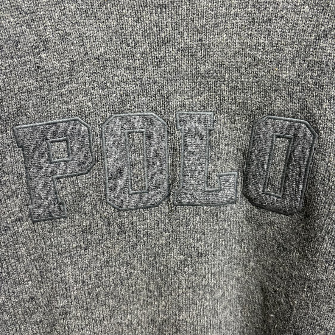 폴로 랄프로렌 스펠아웃 로고 라운드 울 니트 / 그레이, 95 상품이미지5