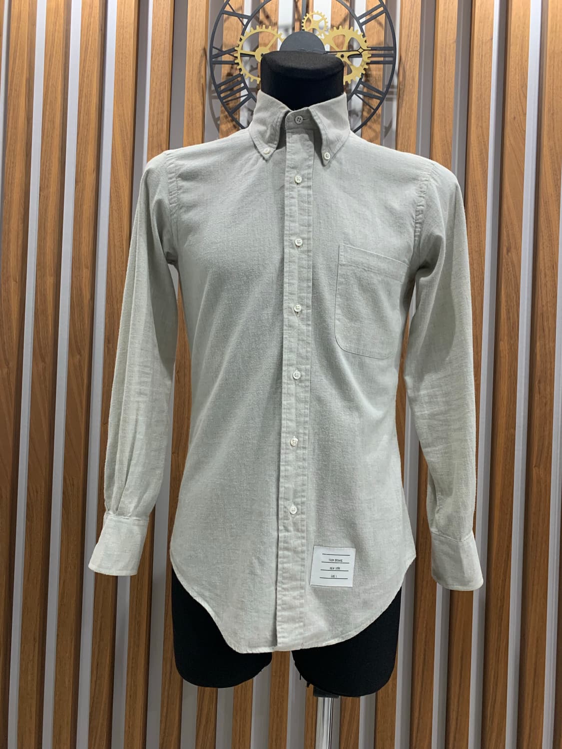 THOM BROWNE 톰 브라운 셔츠(코튼)1 사이즈 상품이미지1