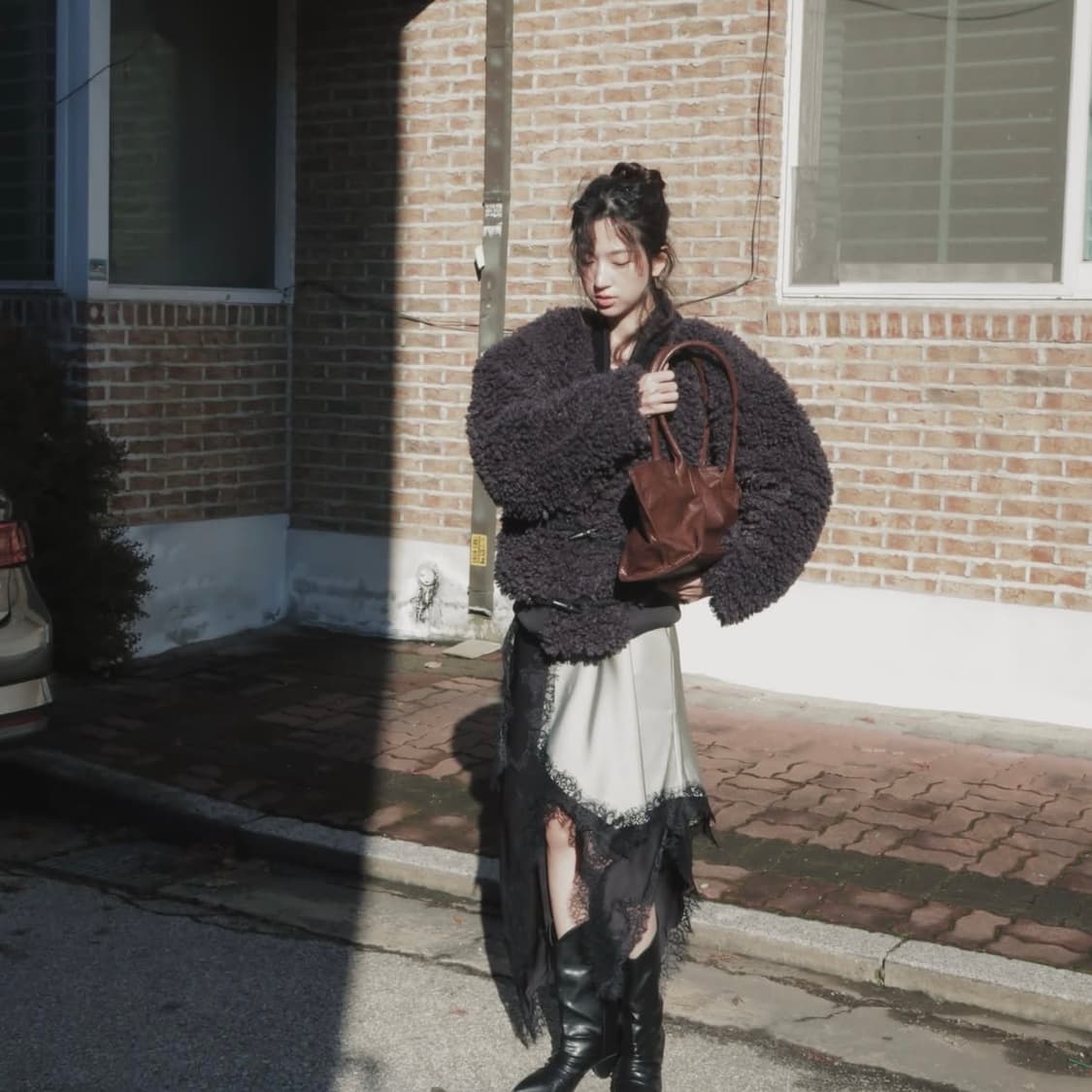 한땀한땀 양털 자켓 상품이미지1