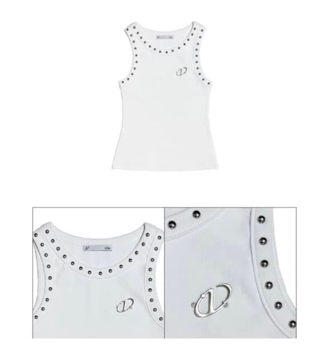 일리오 WHITE SYMBOL STUD SLEEVELESS 상품이미지2