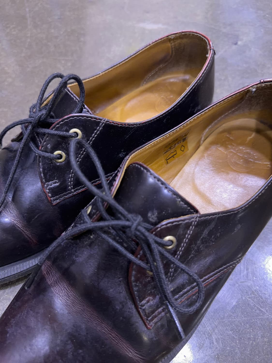 닥터마틴 브룩 슈즈 구두 버건디 260 상품이미지4