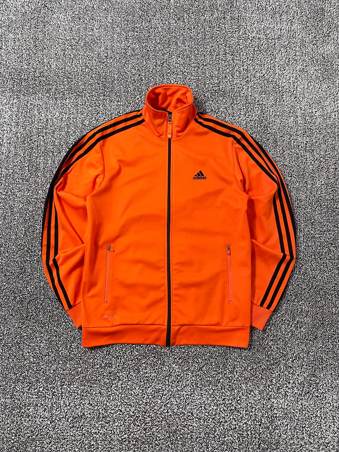 빈티지9. 아디다스 00's 오렌지 블랙 배색 져지 트랙탑 트레이닝 집업 상품이미지1